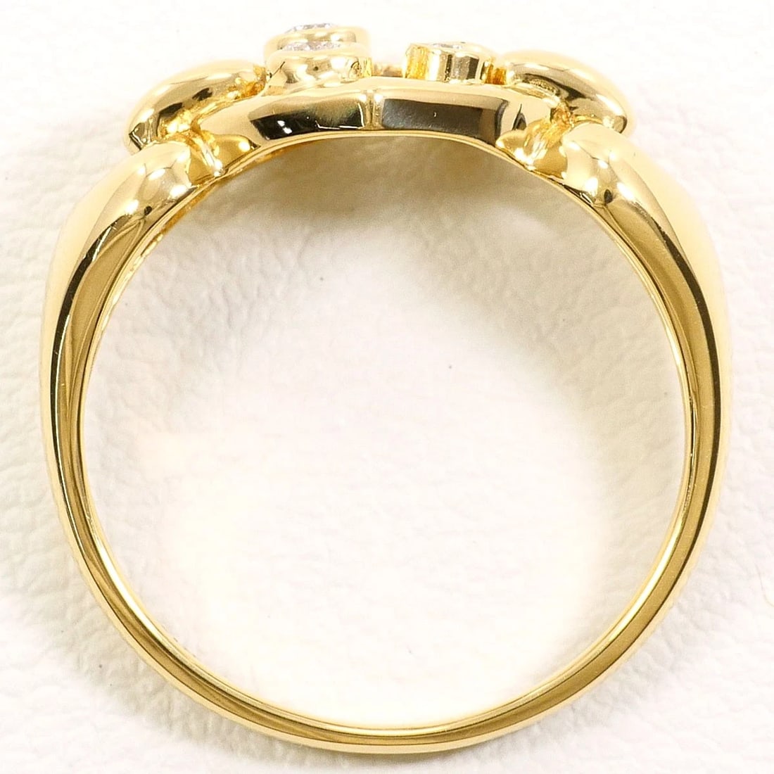 K18 GOLD RING DIAMOND - 3
