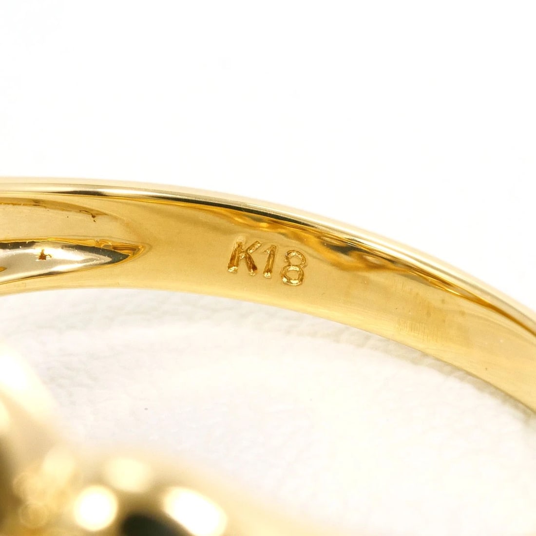 K18 GOLD RING DIAMOND - 5