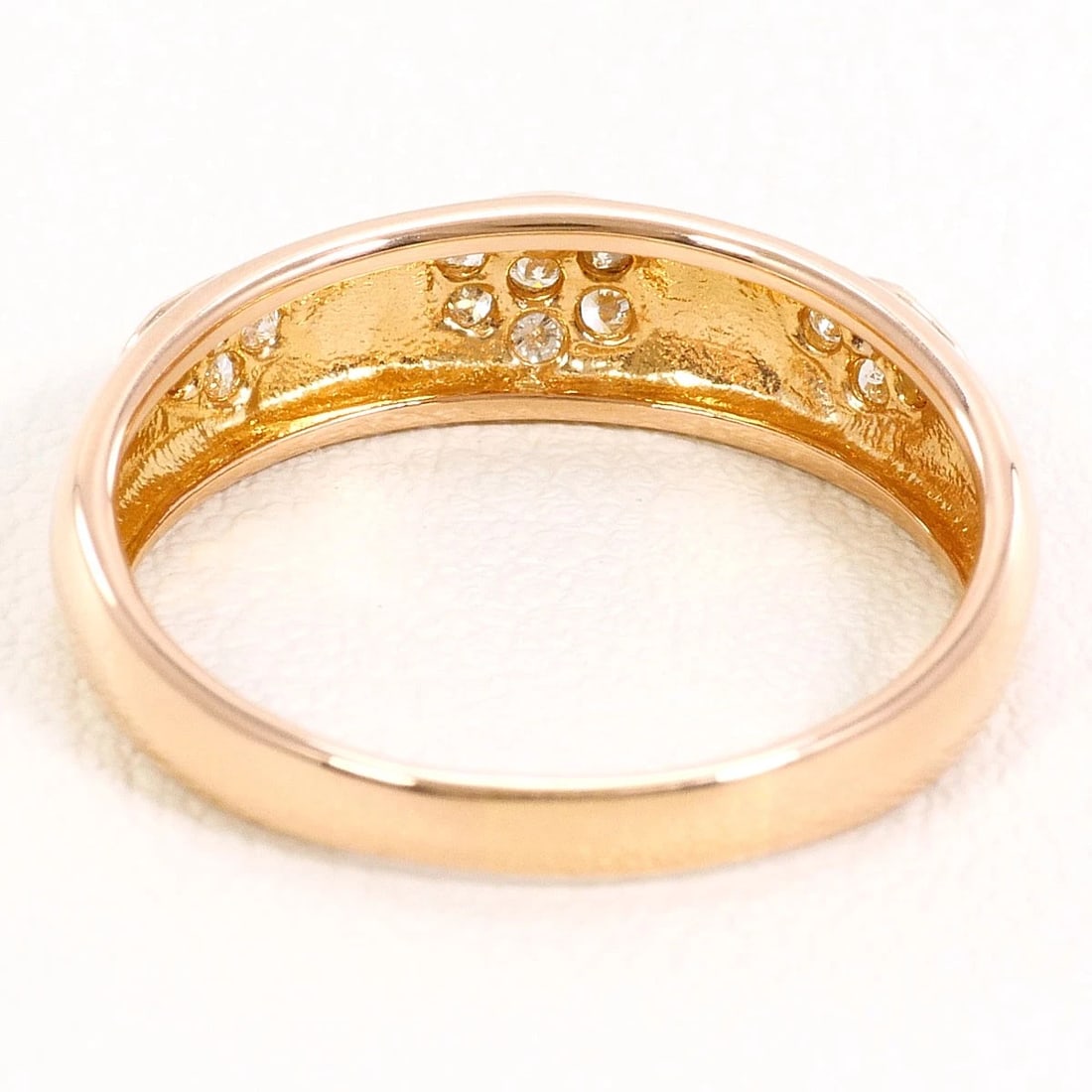 K18 GOLD RING DIAMOND - 3