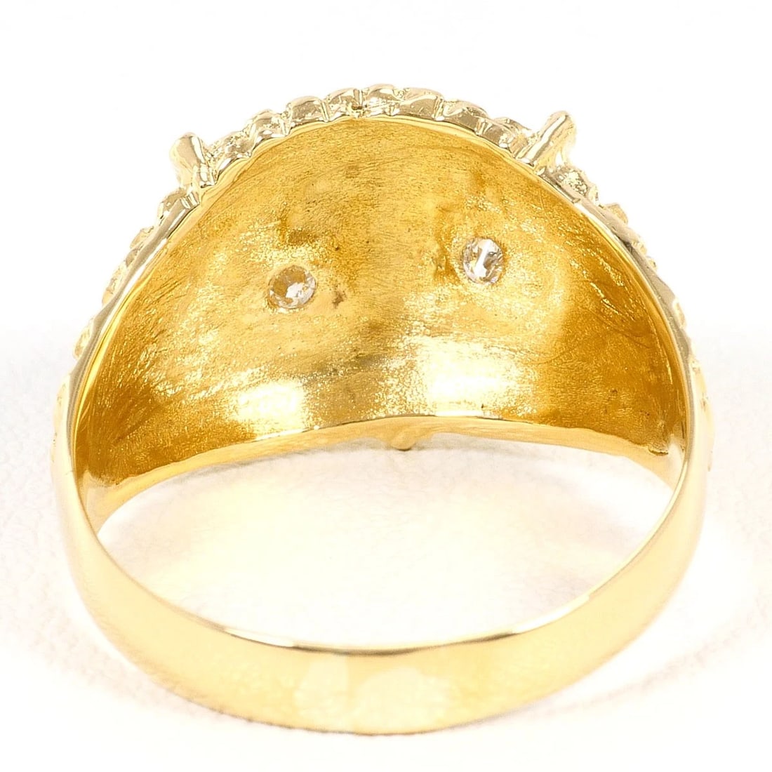 K18 GOLD RING DIAMOND - 4