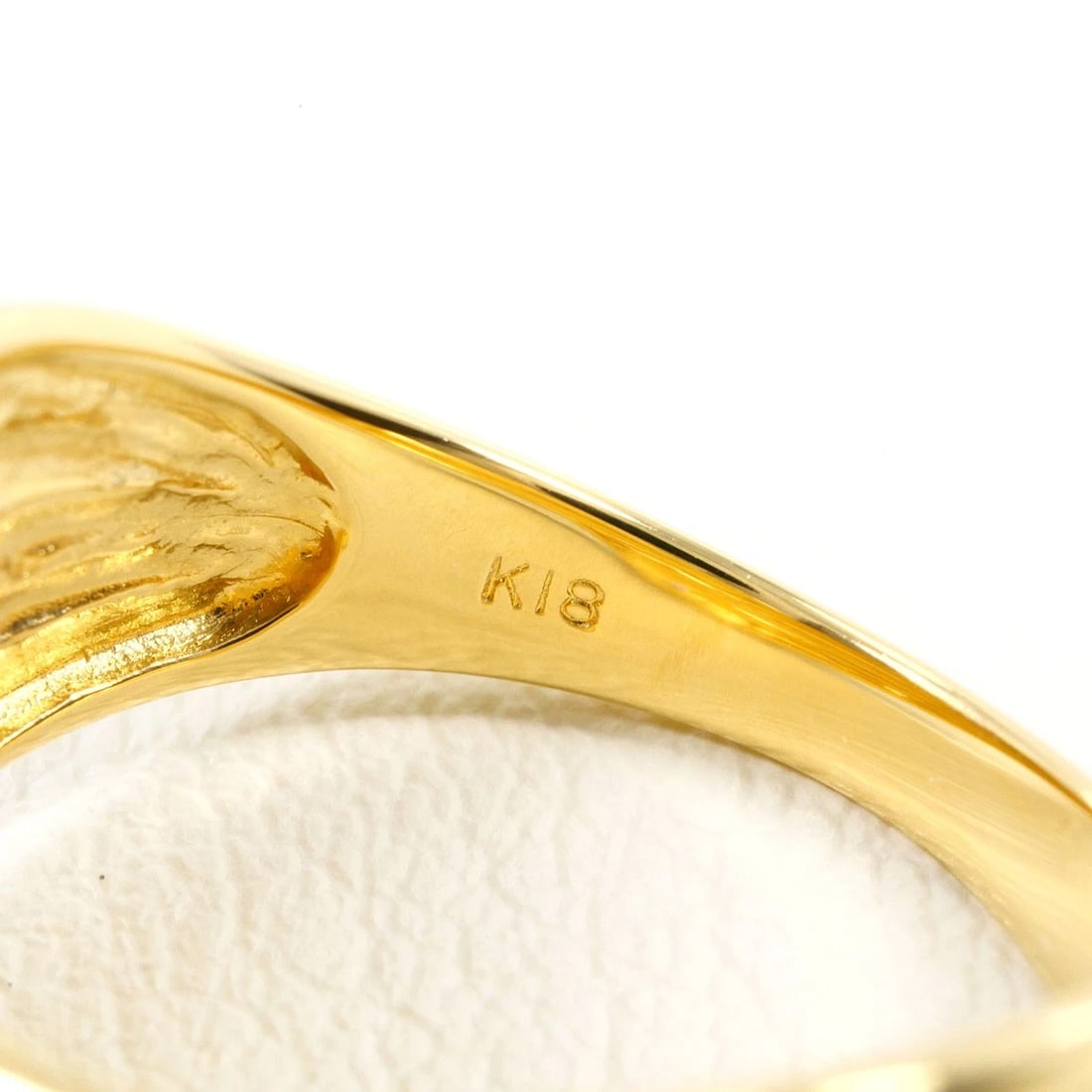 K18 GOLD RING DIAMOND - 3