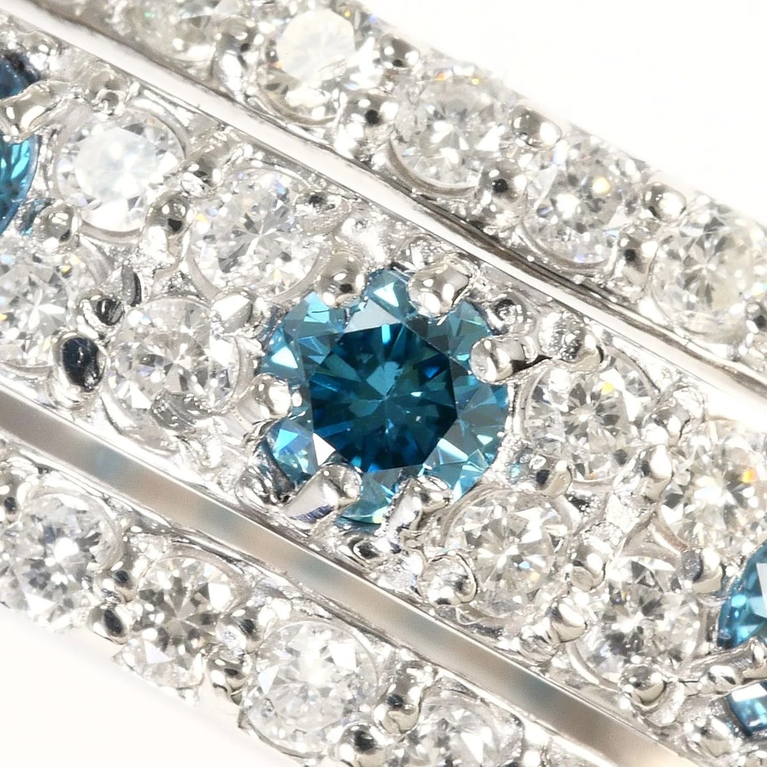 PT900 RING BLUE DIAMOND - 2