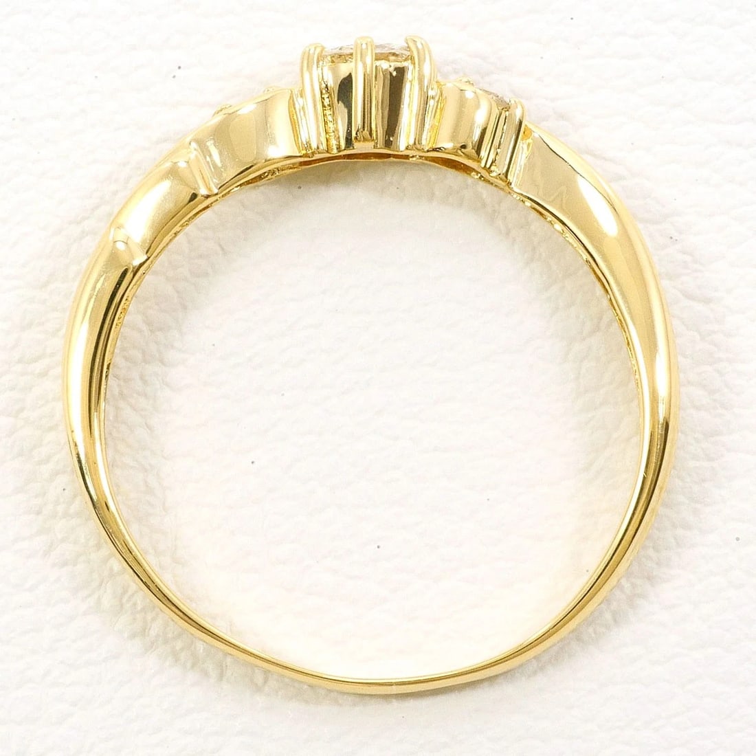 K18 GOLD RING DIAMOND - 2