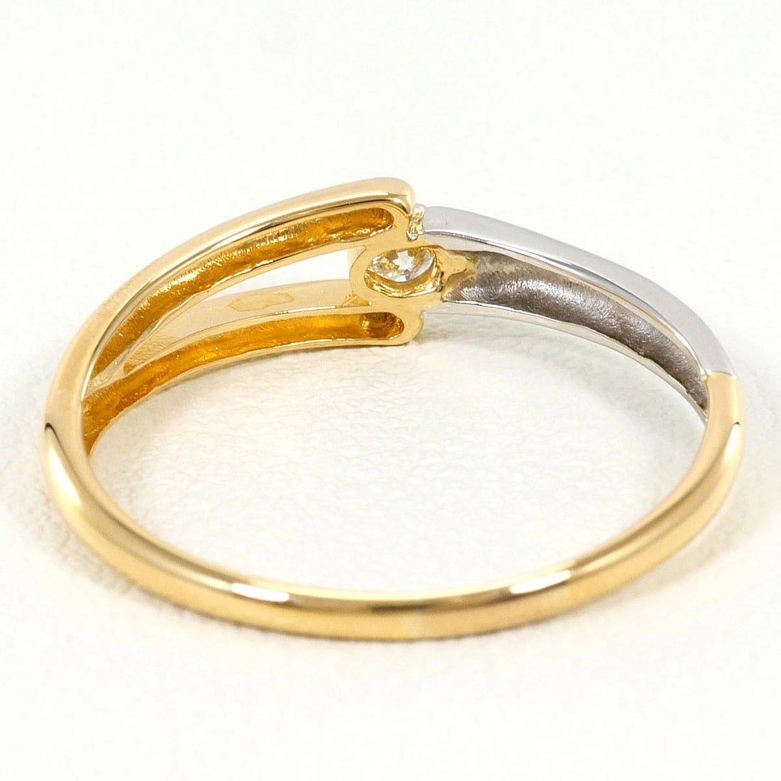 PT900 K18 RING DIAMOND - 3