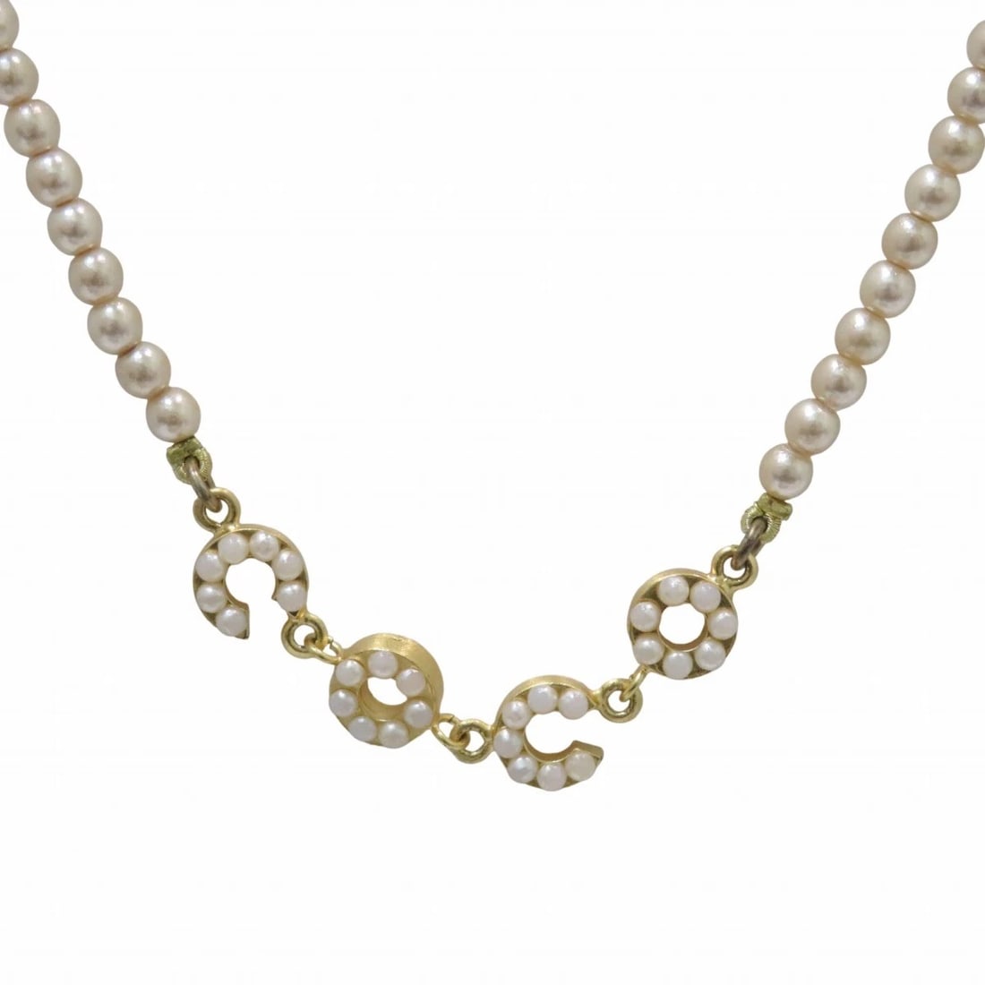 CHANEL NECKLACE ACCESSORIES GOLD PLATED (1 of 5)