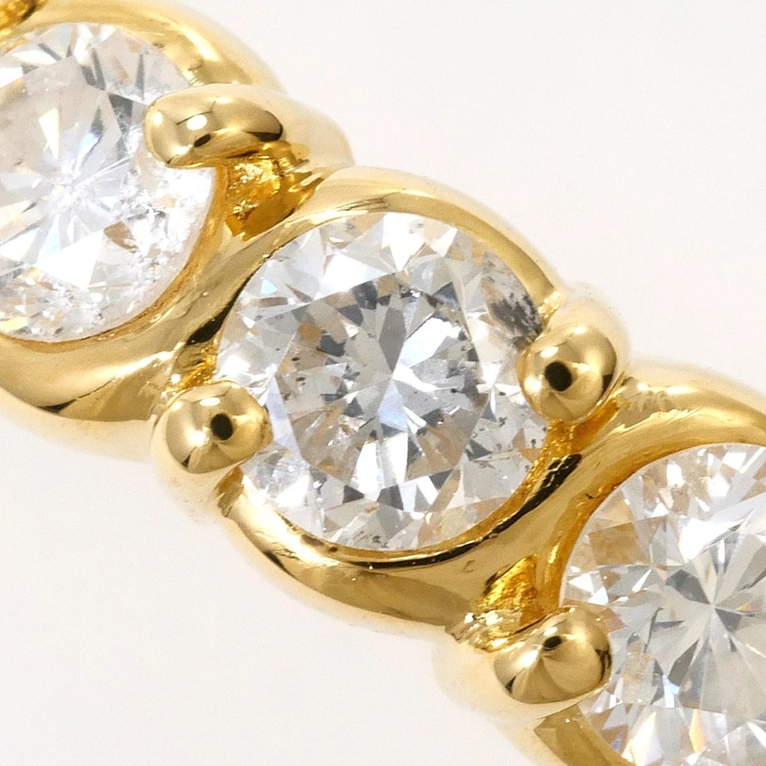 K18 GOLD RING DIAMOND - 2
