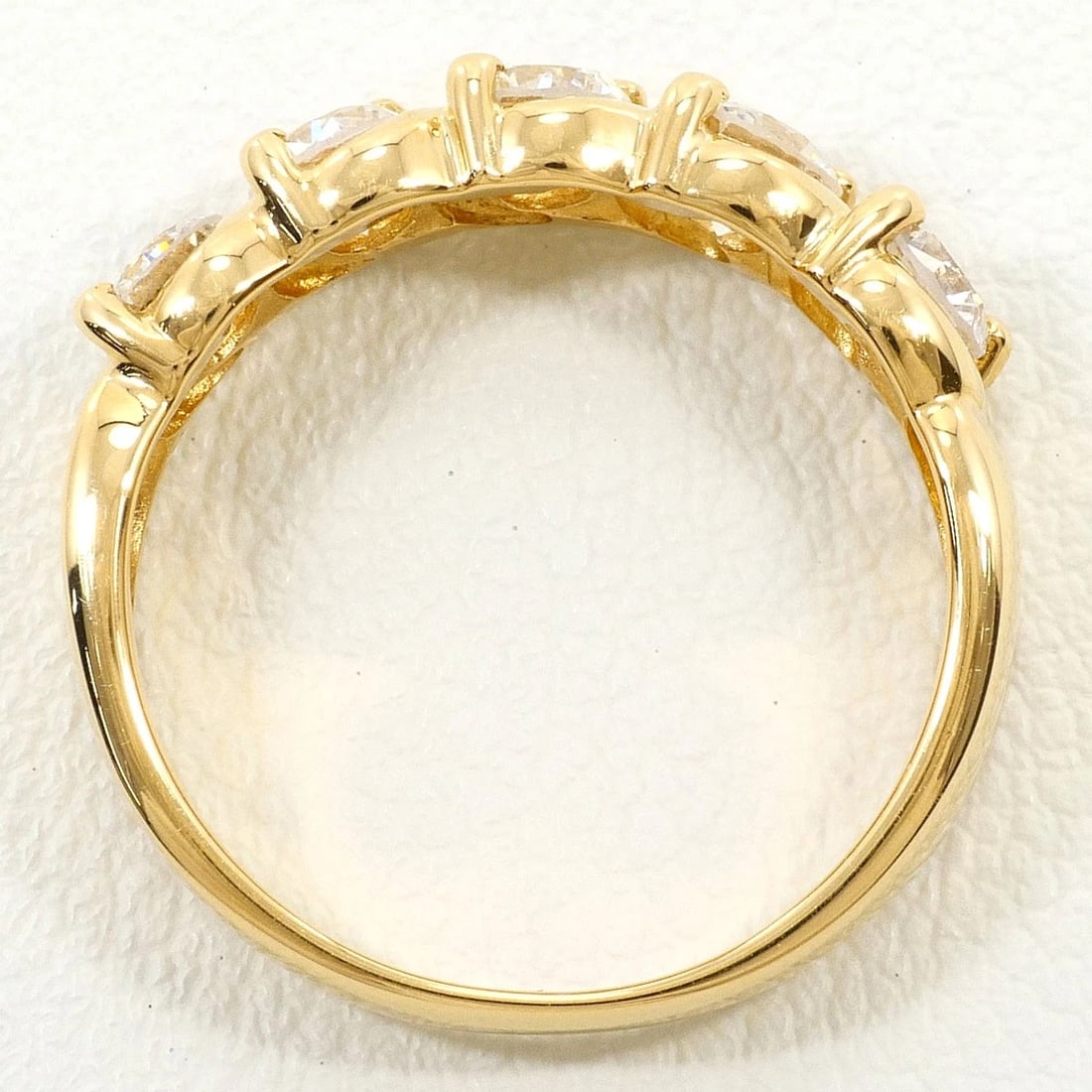K18 GOLD RING DIAMOND - 3