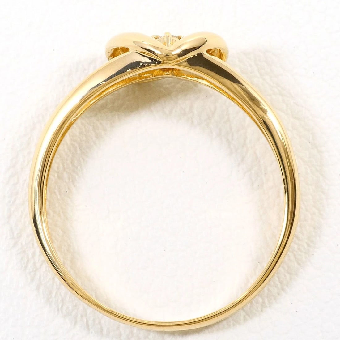 K18 GOLD RING DIAMOND - 2