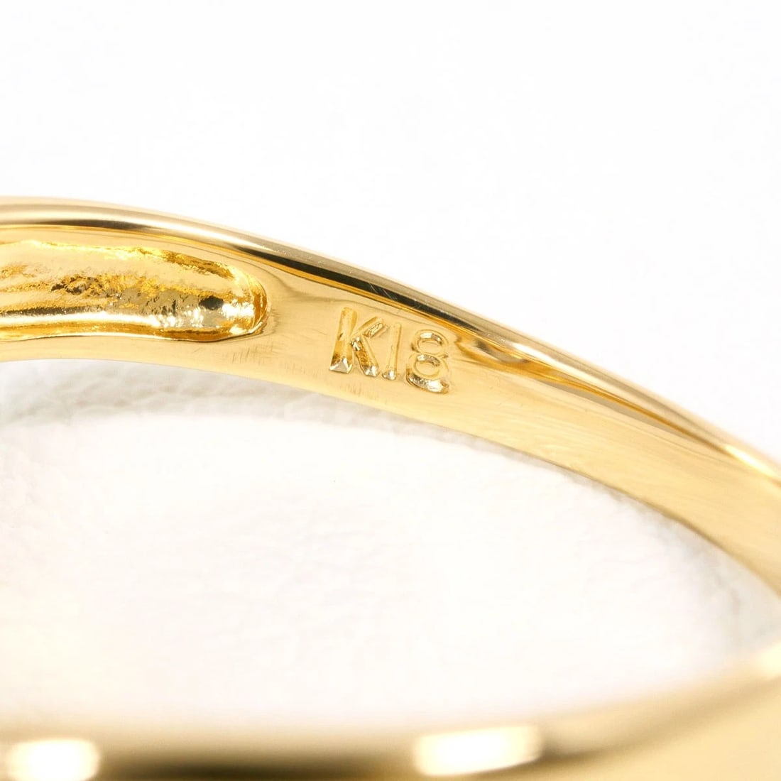K18 GOLD RING DIAMOND - 4