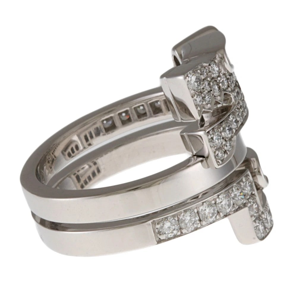 CARTIER RING K18 WHITE - 5