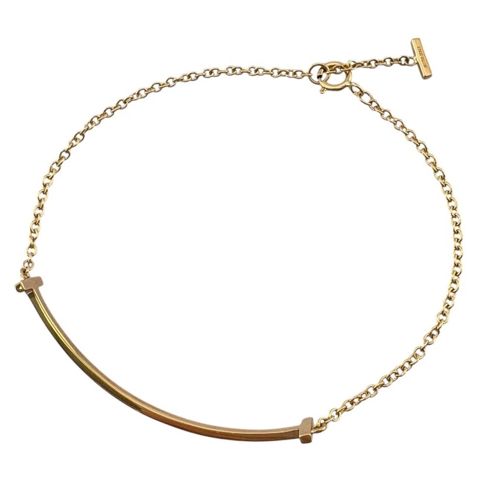 TIFFANY&CO. BRACELET K18 PINK GOLD: TIFFANY&Co. Bracelet K18 Pink Gold Brand: Tiffany&co. Type/Style: Bracelet Material: K18 Pink Gold, Color: Pink gold Size: Total Length:17.5cm High limit:1.0mm Chain width:1.0mm Adjuster can position
