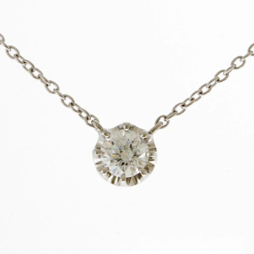 VENDOME NECKLACE PT850PLATINUM PT950: VENDOME Necklace Pt850Platinum Pt950 Brand: VENDOME Type/Style: Necklace Material: Pt850Platinum, Main Stone Natural Color: Silver Size: Total Length:40cm Chain width:1.0mm Adjuster can position (dist