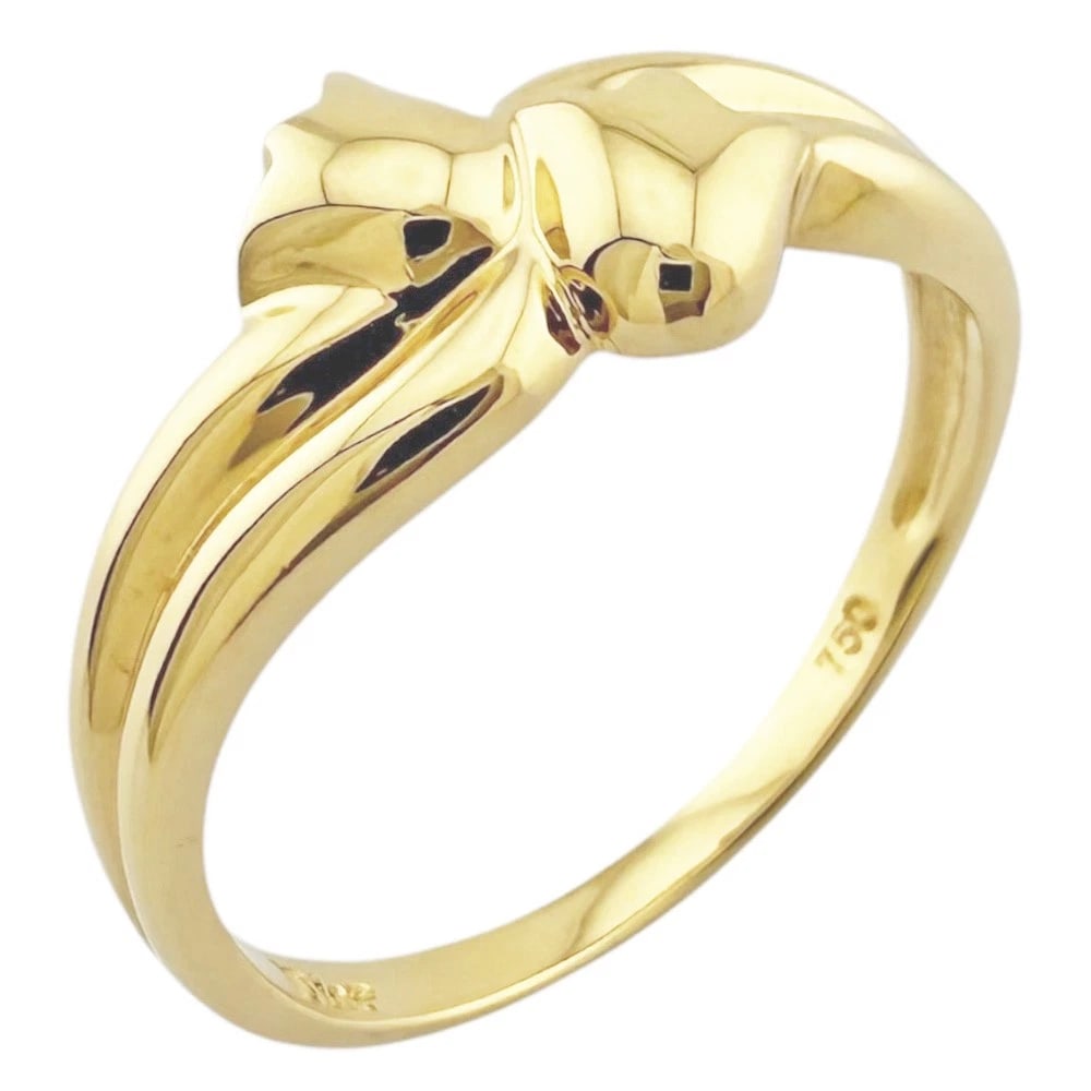 RING K18 YELLOW GOLD: Ring K18 yellow gold Brand: Unbranded Type/Style: Ring Material: K18 yellow gold, Color: gold Size: US 5 3/4 Accessories: None Accessories Notice: When purchasing pre-owned goods, please r