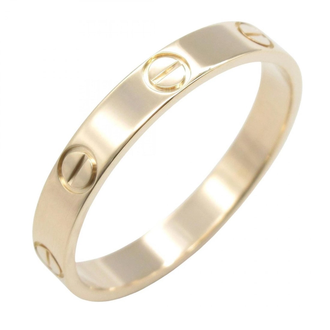 CARTIER MINI LOVE RING 18KPG: CARTIER Mini Love Ring 18KPG Brand: CARTIER Type/Style: Ring Material: K18PG?Rose Gold?, Color: Gold Size: Us size 8.75 Accessories: None Accessories Notice: When purchasing pre-owned good