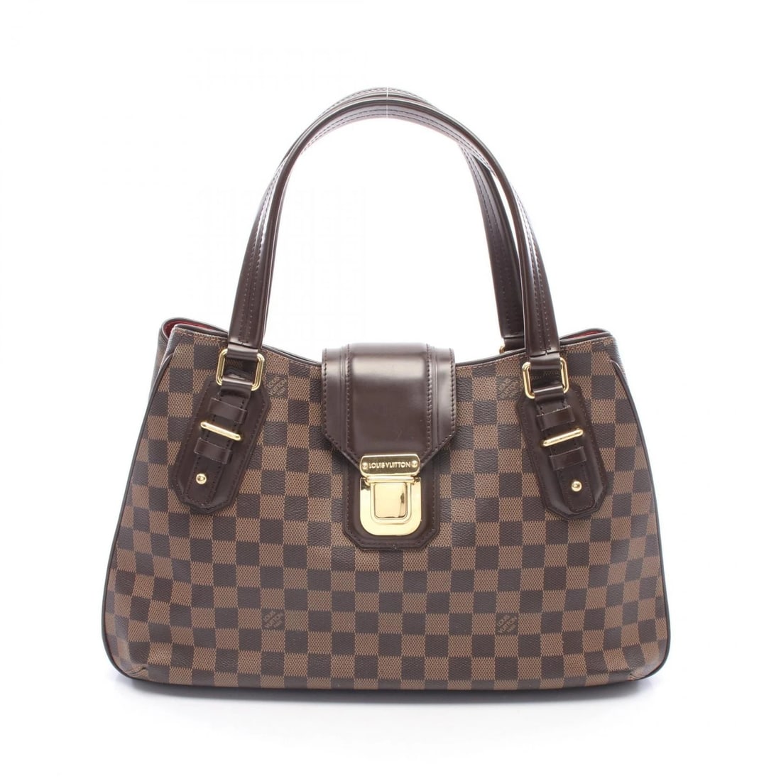 LOUIS VUITTON GREET HANDBAG DAMIER LEATHER BROWN: LOUIS VUITTON Greet Handbag Damier leather Brown Brand: LOUIS VUITTON Type/Style: Handbag Material: Exterior Material Damier ? PVC coated canvas ? leather Color: Exterior Color Ebene / Brown?ish color