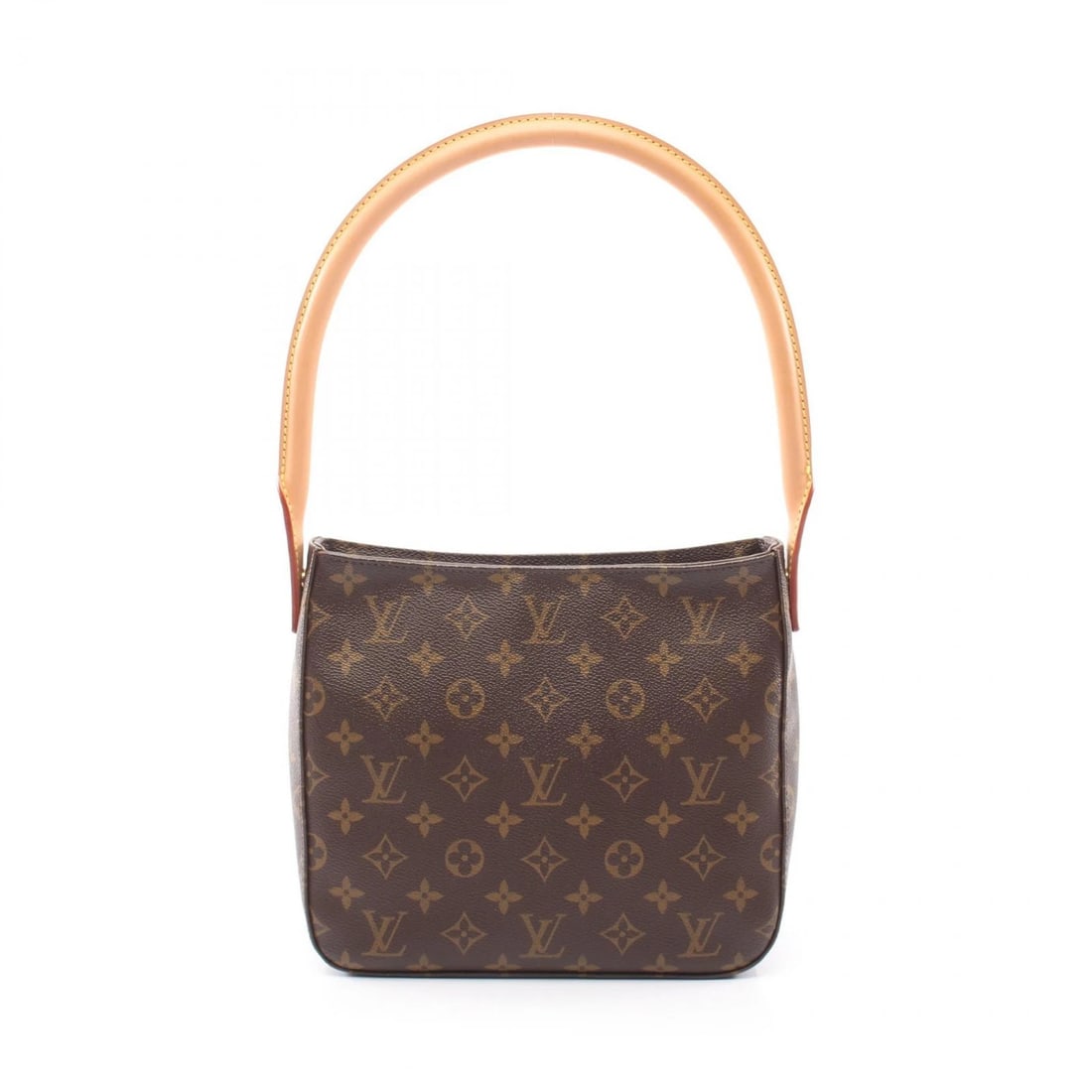 LOUIS VUITTON SHOULDER HANDBAG MONOGRAM CANVAS LEATHER