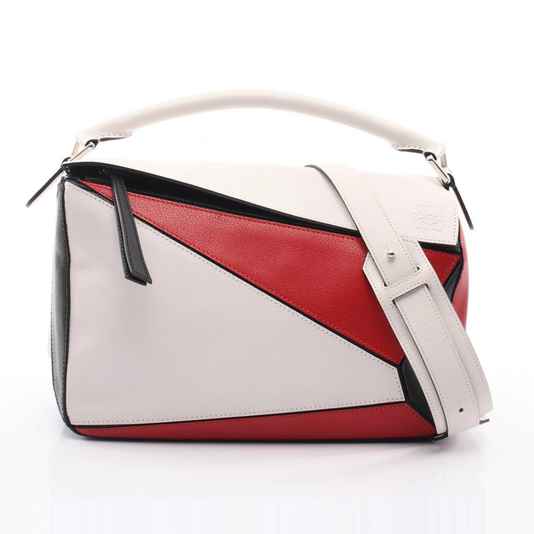 LOEWE PUZZLE MEDIUM SHOULDER HANDBAG LEATHER