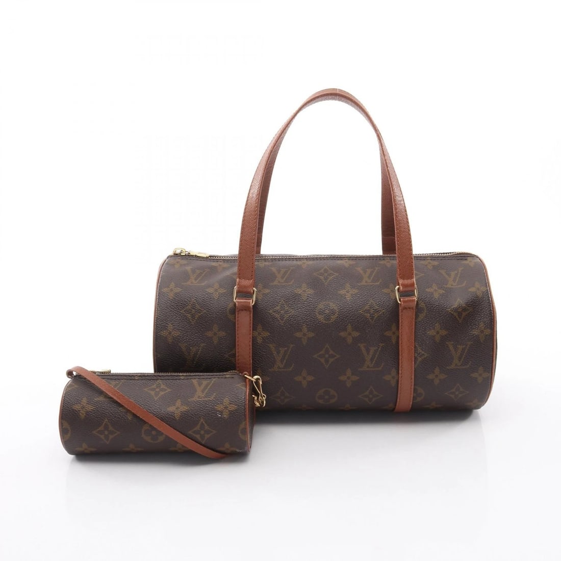 LOUIS VUITTON PAPILLON HANDBAG MONOGRAM CANVAS LEATHER