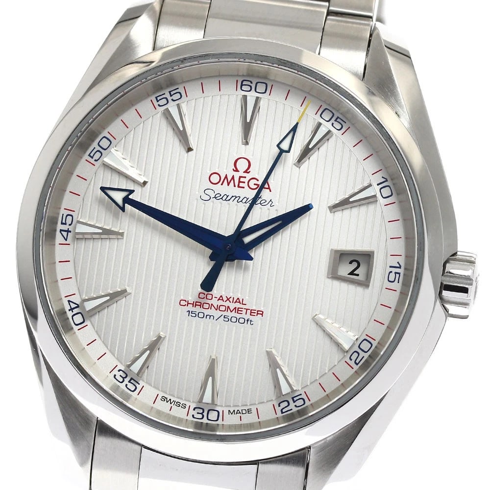 OMEGA SEAMASTER AQUA TERRA AUTOMATIC WATCH: OMEGA Seamaster Aqua Terra Automatic Watch Brand: OMEGA Type/Style: Wristwatch Material: Band Material Stainless Steel, Case Material Stainless Steel Color: Case Color Silver Band Color Silver Dial