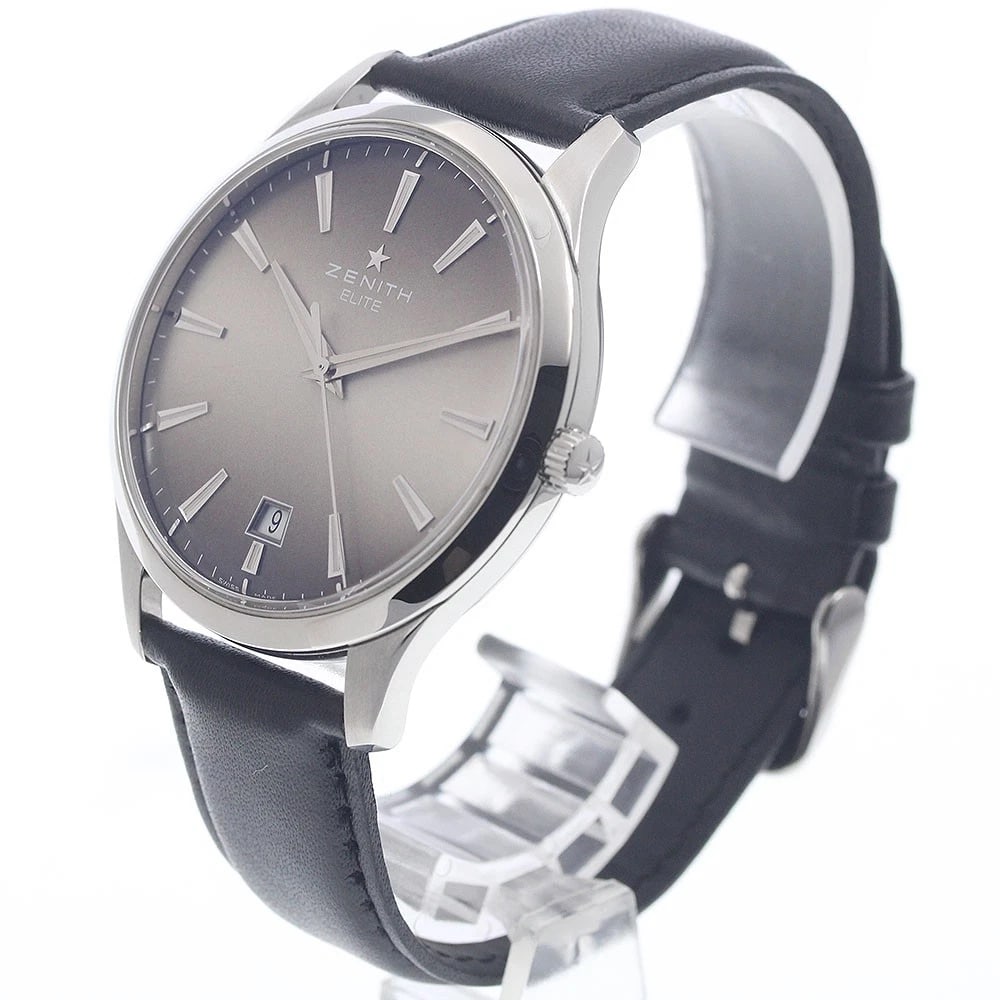 ZENITH CAPTAIN DATE BROWN AUTOMATIC WATCH - 2