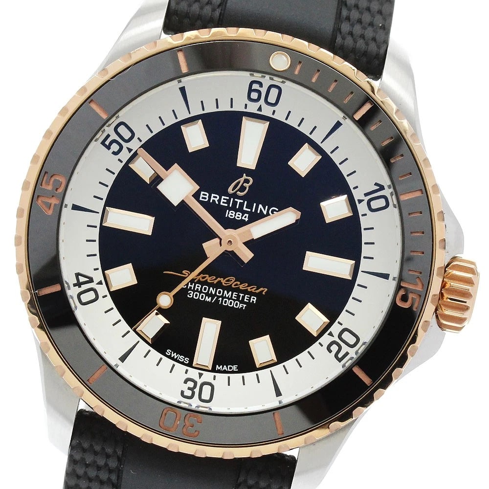 BREITLING SUPER OCEAN BEZEL AUTOMATIC WATCH (1 of 2)