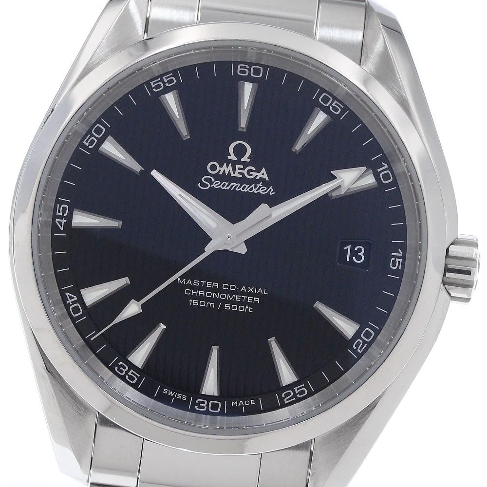 OMEGA SEAMASTER AQUA TERRA AUTOMATIC WATCH: OMEGA Seamaster Aqua Terra Automatic Watch Brand: OMEGA Type/Style: Wristwatch Material: Band Material Stainless Steel, Case Material Stainless Steel Color: Case Color Silver Band Color Silver Dial