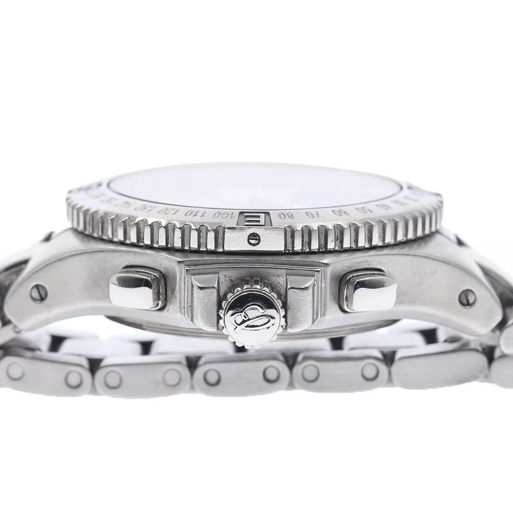 BREITLING CHRONOGRAPH GRAY AUTOMATIC WATCH - 3