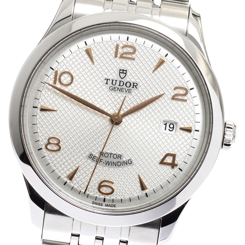 TUDOR DATE SILVER AUTOMATIC WATCH: TUDOR Date Silver Automatic Watch Brand: TUDOR Type/Style: Wristwatch Material: Band Material Stainless Steel, Case Material Stainless Steel Color: Case Color Silver Band Color Silver Dial Color