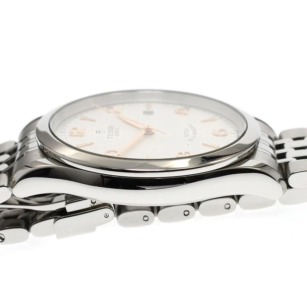 TUDOR DATE SILVER AUTOMATIC WATCH - 3