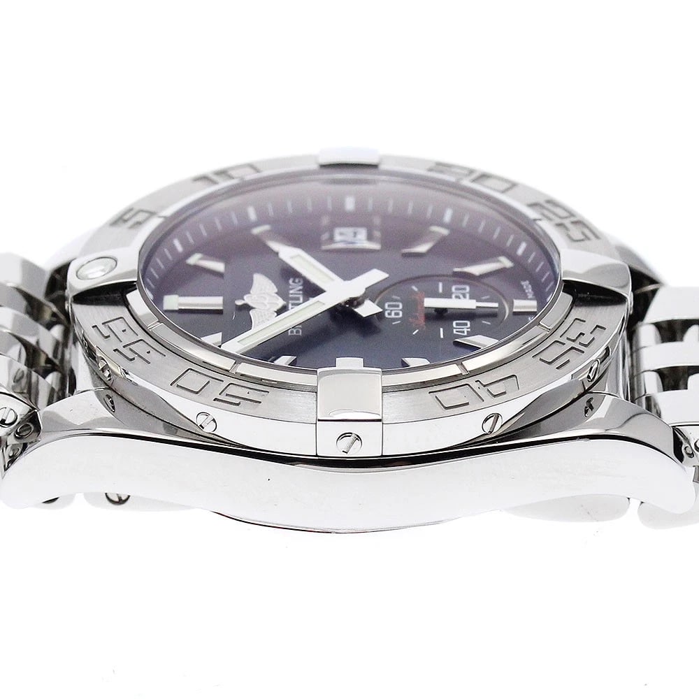 BREITLING DATE BLACK AUTOMATIC WATCH - 4
