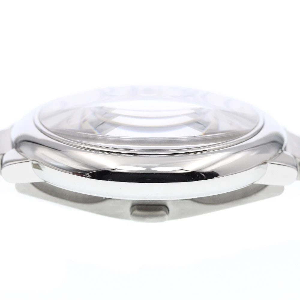 CARTIER BARON DATE SILVER AUTOMATIC WATCH - 5