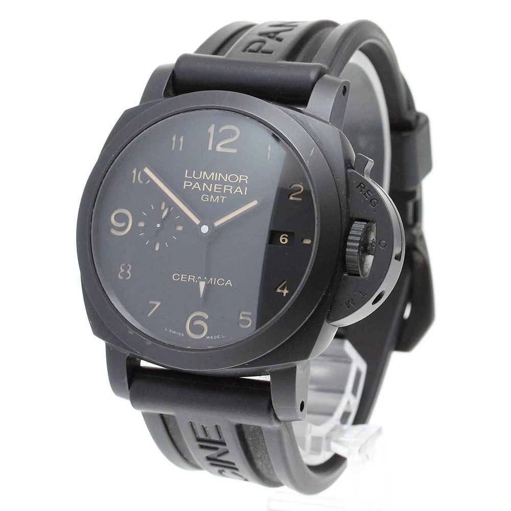 PANERAI LUMINOR BLACK AUTOMATIC WATCH - 2