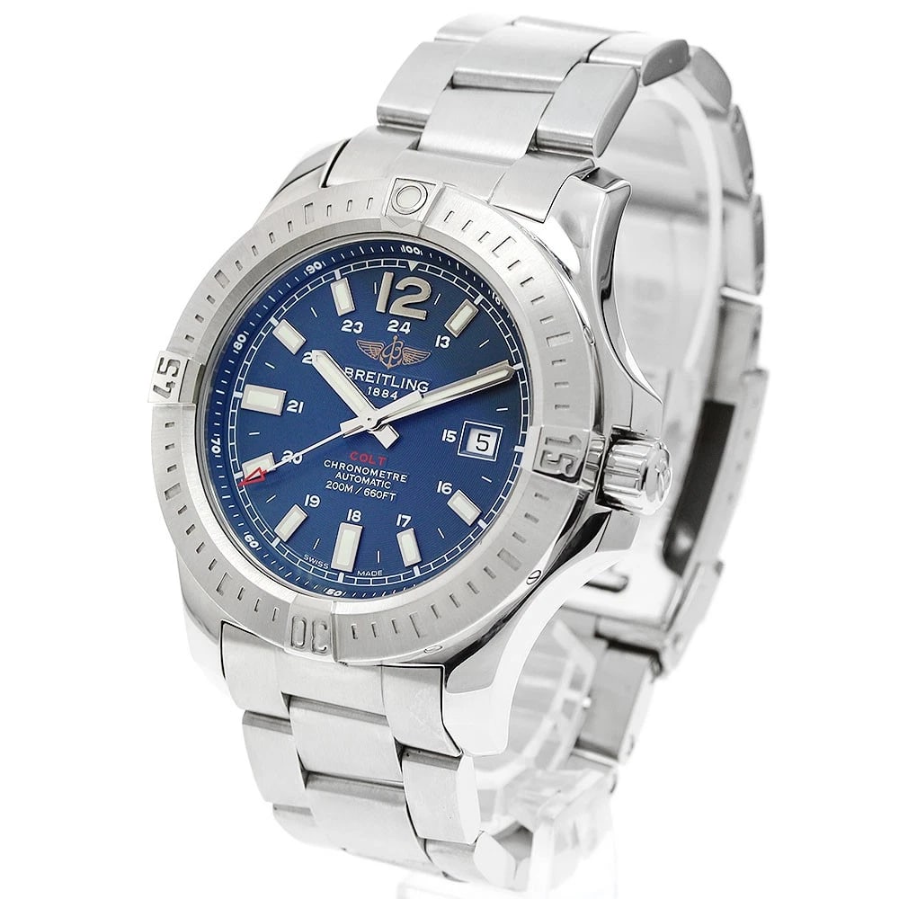 BREITLING DATE BLACK AUTOMATIC WATCH - 2
