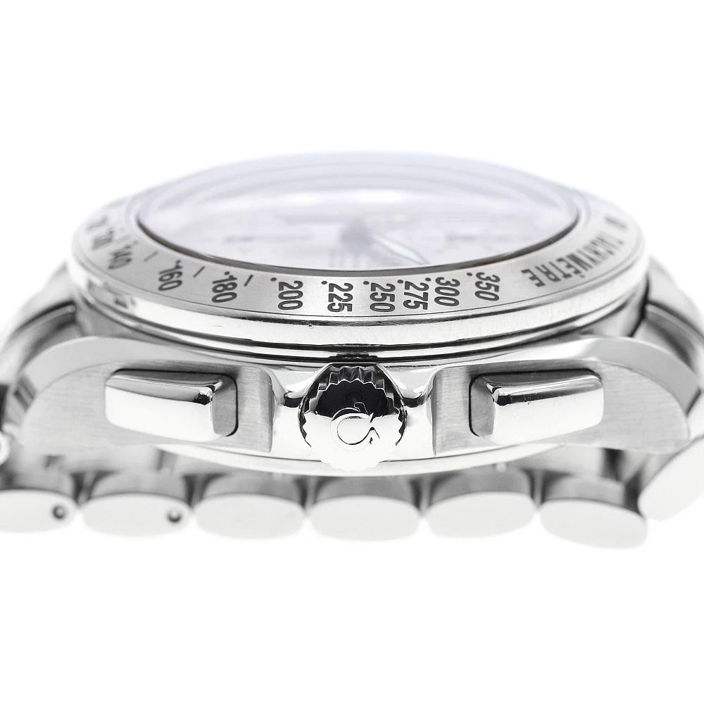OMEGA SPEEDMASTER SILVER AUTOMATIC WATCH - 4