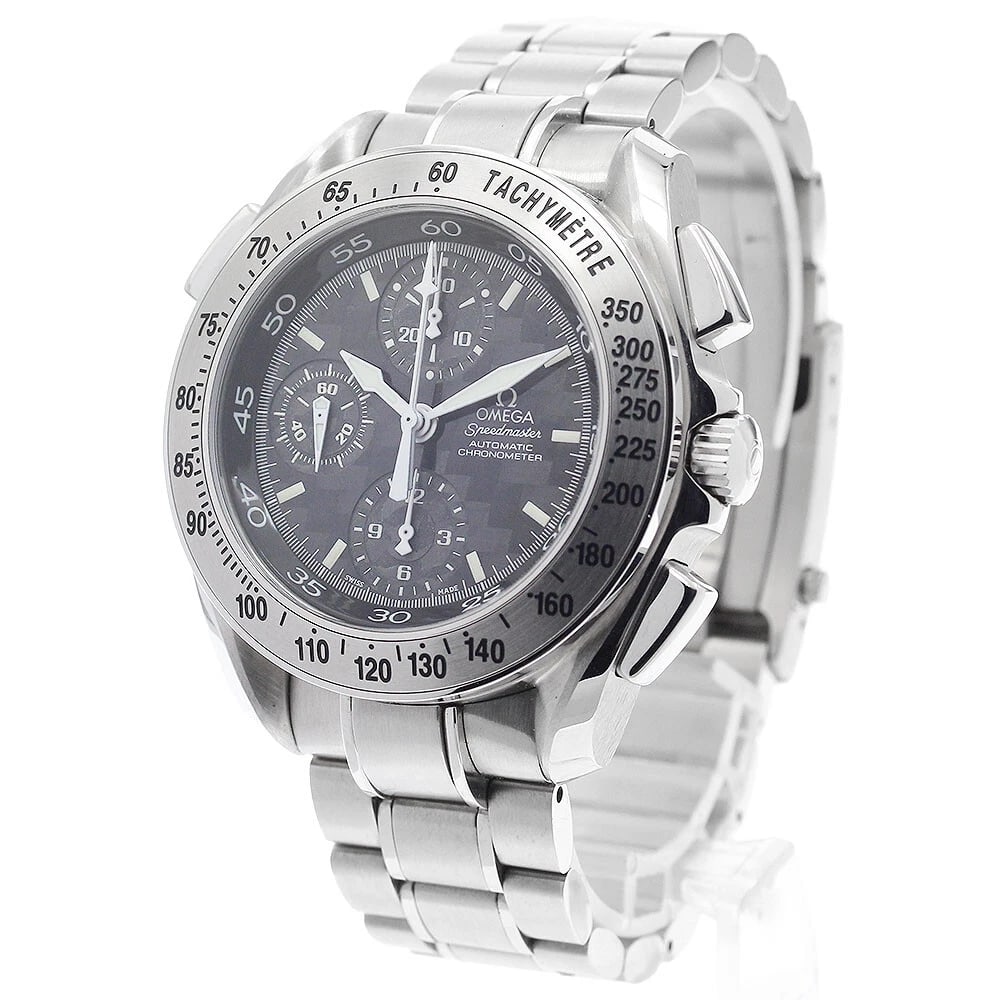 OMEGA SPEEDMASTER BLACK AUTOMATIC WATCH - 2