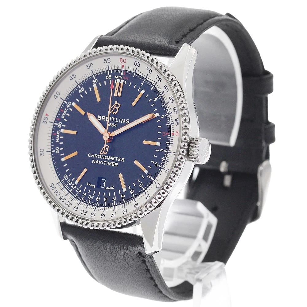 BREITLING NAVITIMER DATE BLACK AUTOMATIC WATCH - 2