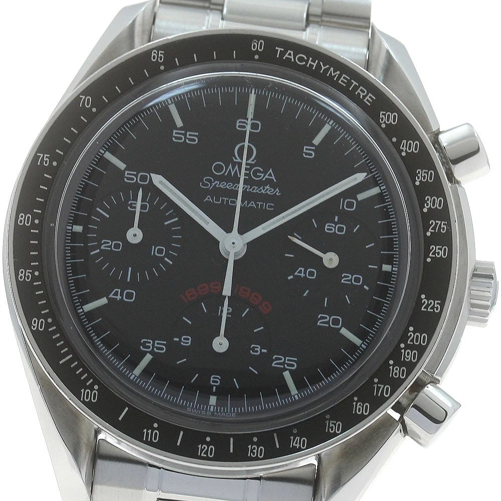 OMEGA SPEEDMASTER CHRONOGRAPH AUTOMATIC WATCH: OMEGA Speedmaster Chronograph Automatic Watch Brand: OMEGA Type/Style: Wristwatch Material: Band Material Stainless Steel, Case Material Stainless Steel Color: Case Color Silver Band Color Silver