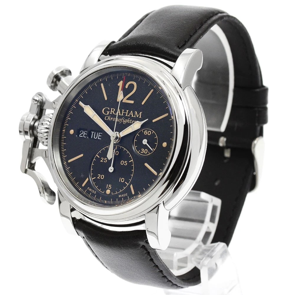 GRAHAM CHRONO DATE AUTOMATIC WATCH - 2