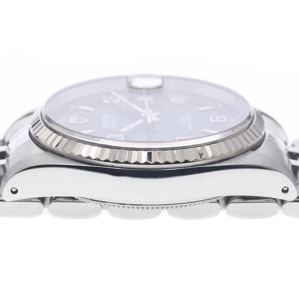 TUDOR PRINCE DATE WG BEZEL BLACK AUTOMATIC WATCH - 5