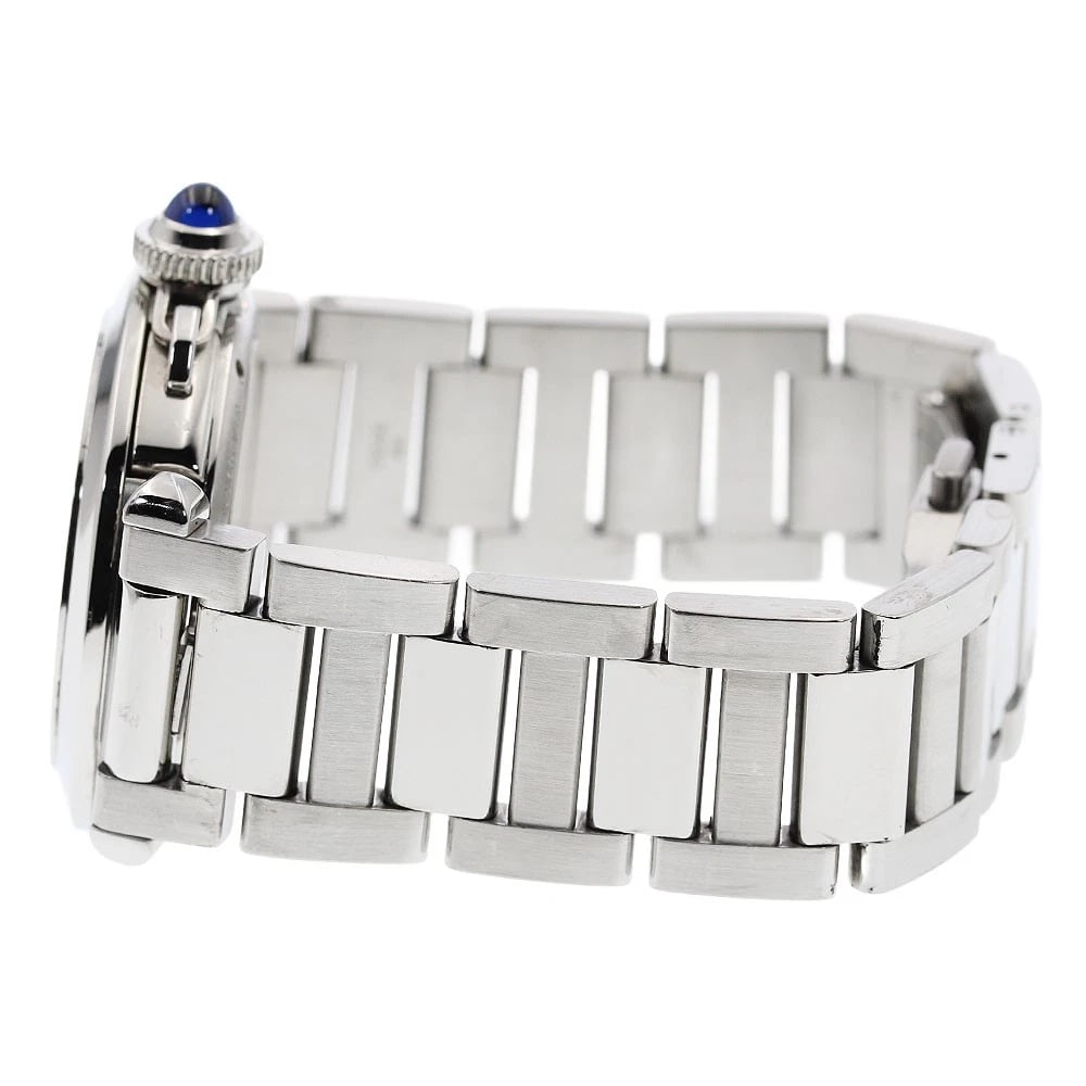 CARTIER PASHA SILVER AUTOMATIC WATCH - 3