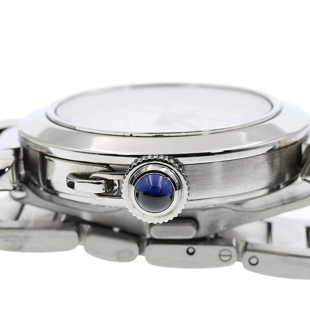 CARTIER PASHA SILVER AUTOMATIC WATCH - 4