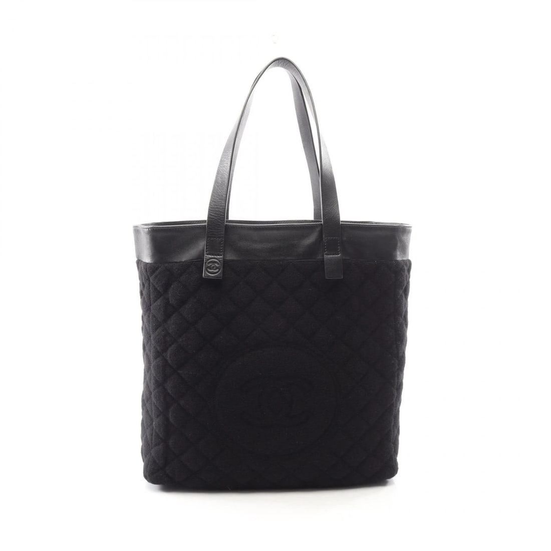 CHANEL COCO MARK REVERSIBLE TOTE SHOULDER BAG NYLON - 3
