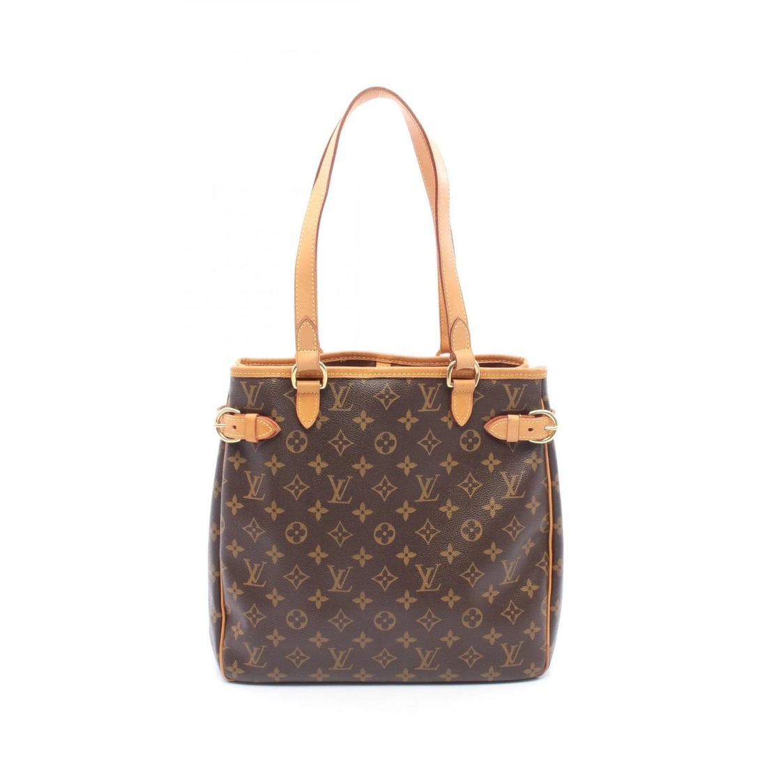 LOUIS VUITTON BATIGNOLLES VERTICAL TOTE SHOULDER BAG: LOUIS VUITTON Batignolles Vertical Tote shoulder Bag Brand: LOUIS VUITTON Type/Style: Tote Bag Material: Exterior Material Monogram ? PVC coated canvas ? leather Color: Exterior Color Brown?ish