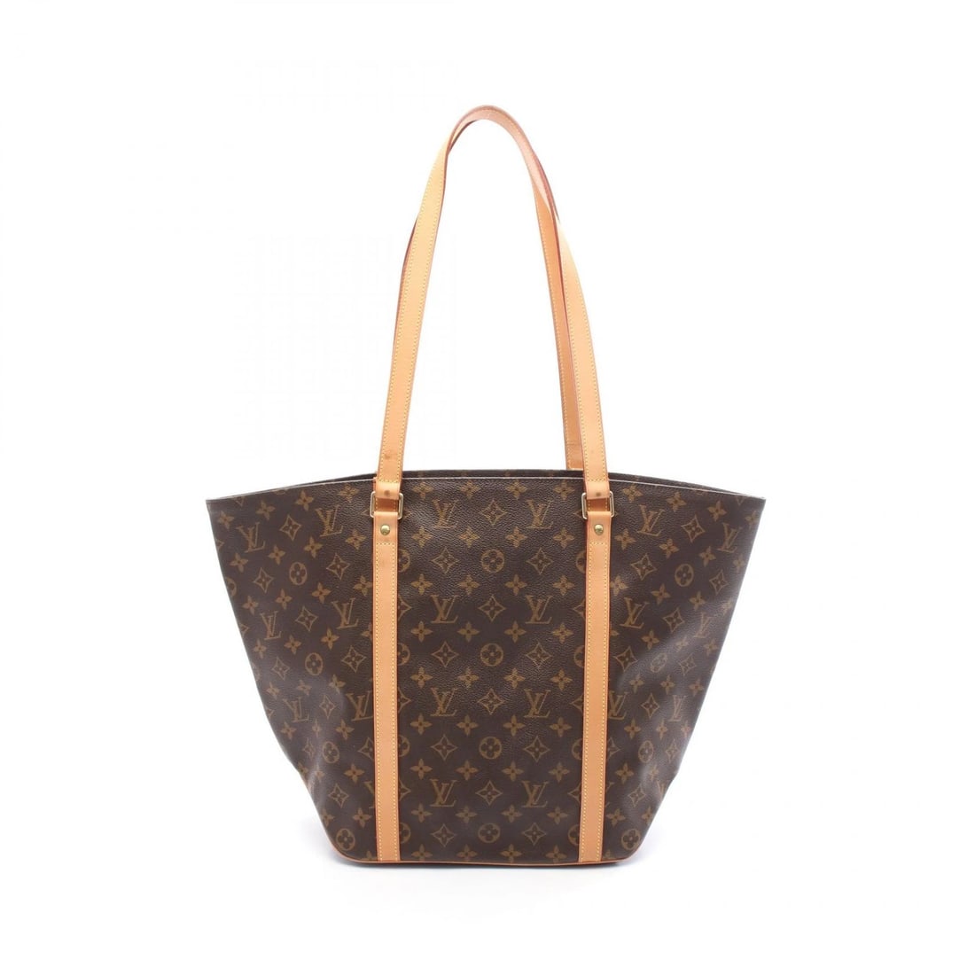 LOUIS VUITTON SAC SHOPPING TOTE SHOULDER BAG: LOUIS VUITTON Sac shopping Tote shoulder Bag Brand: LOUIS VUITTON Type/Style: Tote Bag Material: Exterior Material Monogram ? PVC coated canvas ? leather Color: Exterior Color Brown?ish colors Size: