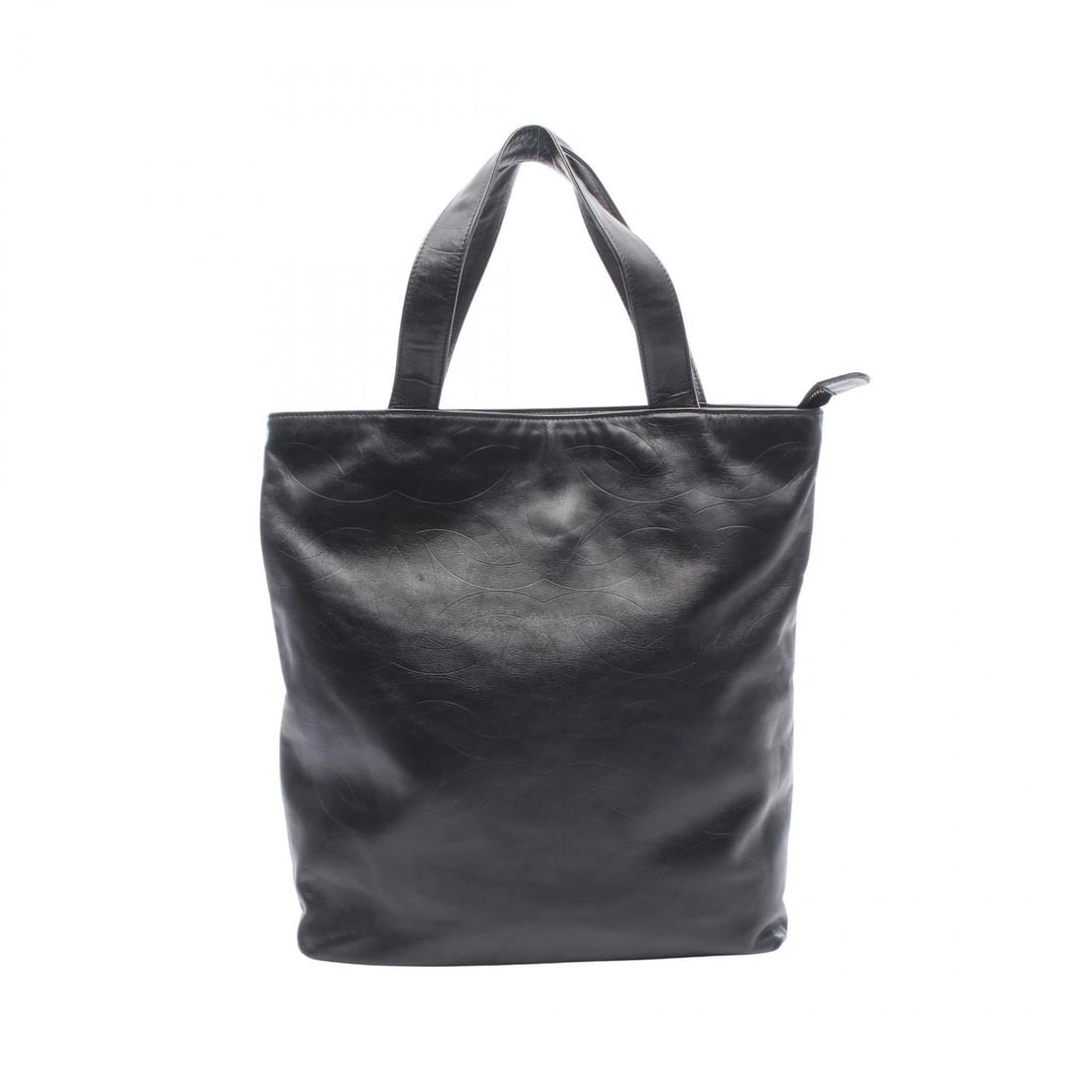 CHANEL COCO MARK TOTE HAND BAG LAMBSKIN BLACK: CHANEL COCO Mark Tote hand Bag Lambskin Black Brand: CHANEL Type/Style: Tote Bag Material: Exterior Material Lambskin (sheep leather) Color: Exterior Color Black?ish colors Size: (H:15.9" x W:13.4" x 