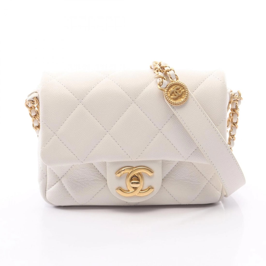 CHANEL MINI MATELASSE CHAIN SHOULDER CROSSBODY BAG (1 of 3)