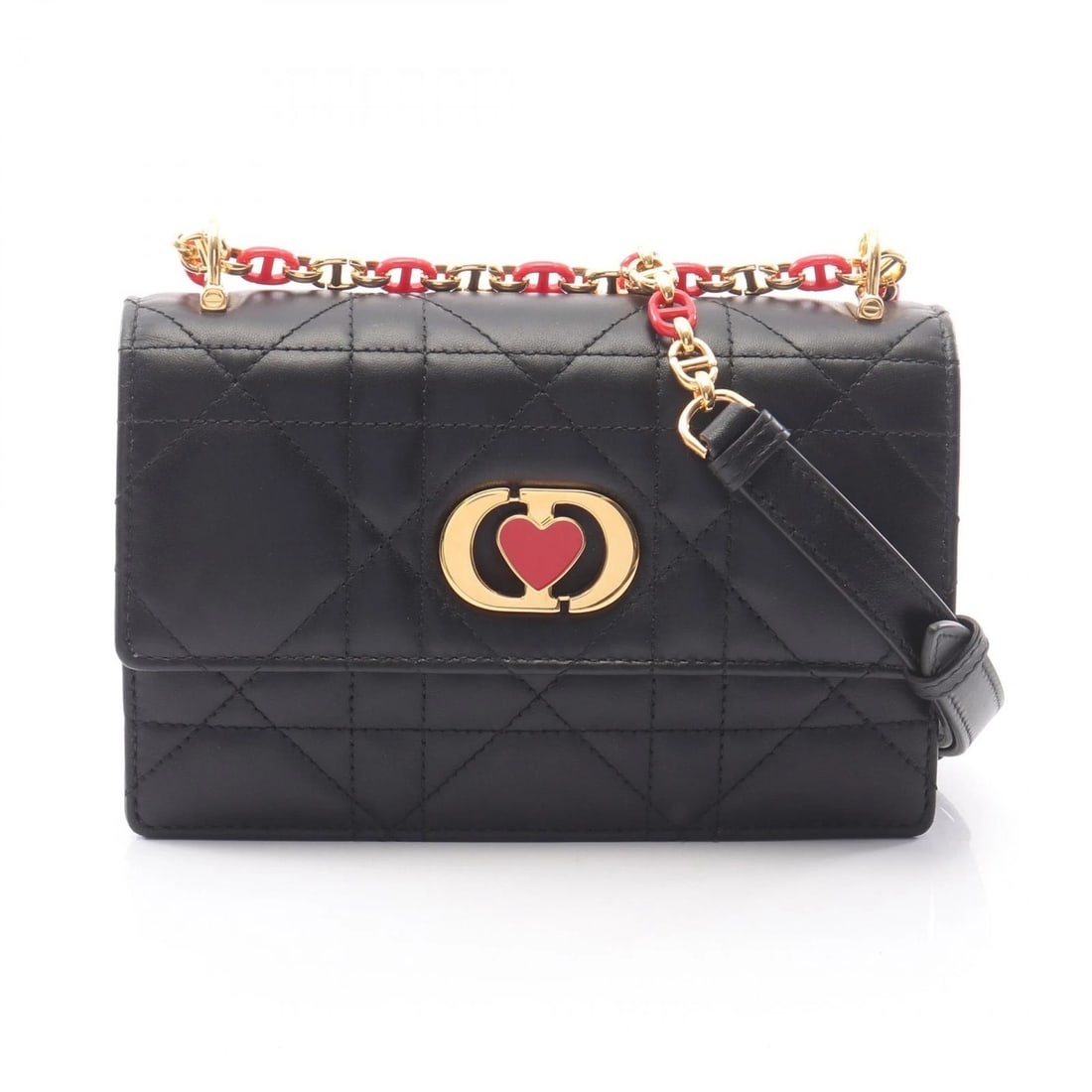 CHRISTIAN DIOR MISS CARO CHAIN SHOULDER BAG: Christian Dior MISS CARO chain Shoulder Bag Brand: Dior Type/Style: Shoulder Bag Material: Exterior Material leather Color: Exterior Color Black?ish colors Size: (H:4.5" x W:7.5" x D:1.2") Accesso