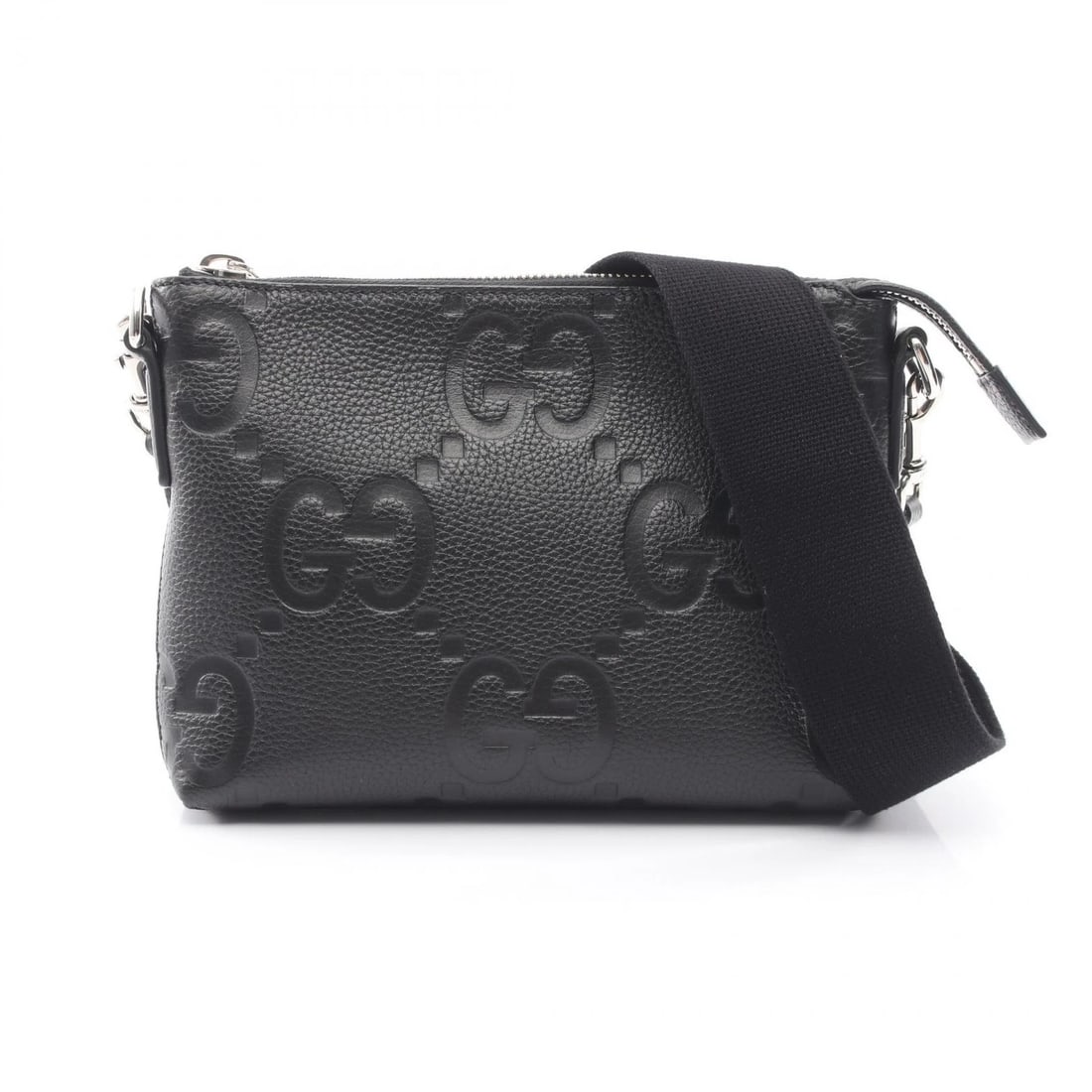 GUCCI SMALL MESSENGER CROSSBODY SHOULDER BAG: GUCCI Small Messenger Crossbody Shoulder Bag Brand: GUCCI Type/Style: Shoulder Bag Material: Exterior Material leather Color: Exterior Color Black?ish colors Size: (H:6.5" x W:8.7" x D:1.4") Acces