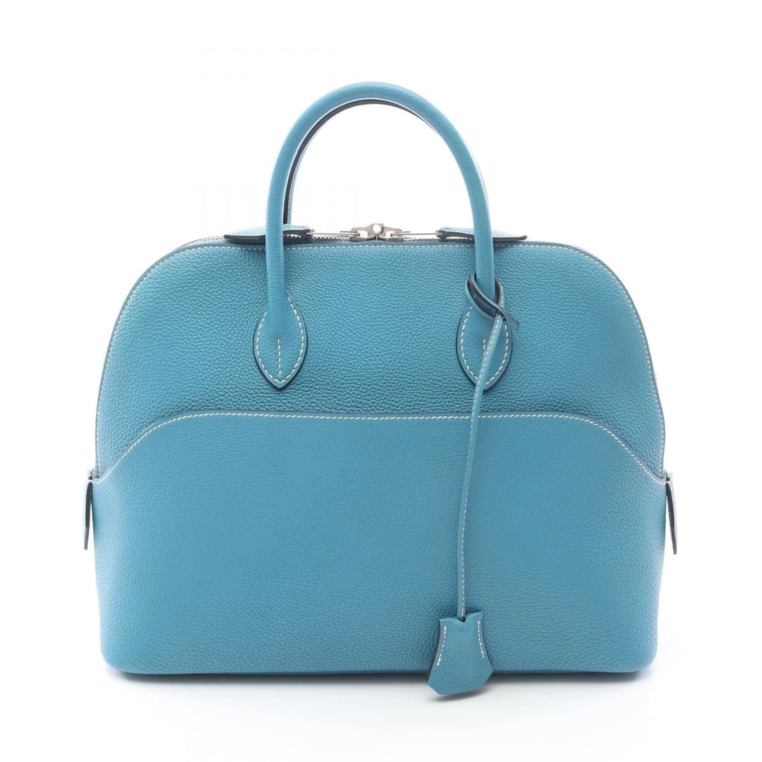 HERMES BOLIDE SHOULDER HANDBAG: HERMES Bolide shoulder Handbag Brand: HERMES Type/Style: Handbag Material: Exterior Material Togo leather ? leather ? Togo leather Color: Exterior Color Blue jean / Blue?ish colors Size: (H:9.4" x W:1