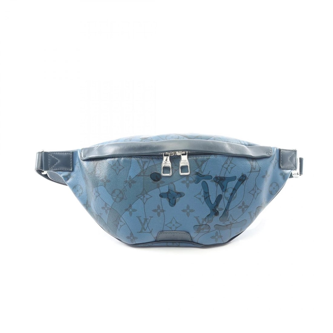 LOUIS VUITTON DISCOVERY BUM WAIST BAG: LOUIS VUITTON Discovery Bum Waist bag Brand: LOUIS VUITTON Type/Style: Waist bag Body bag Material: Exterior Material Monogram Aqua Garden ? PVC coated canvas ? leather Color: Exterior Color Blue?ish 